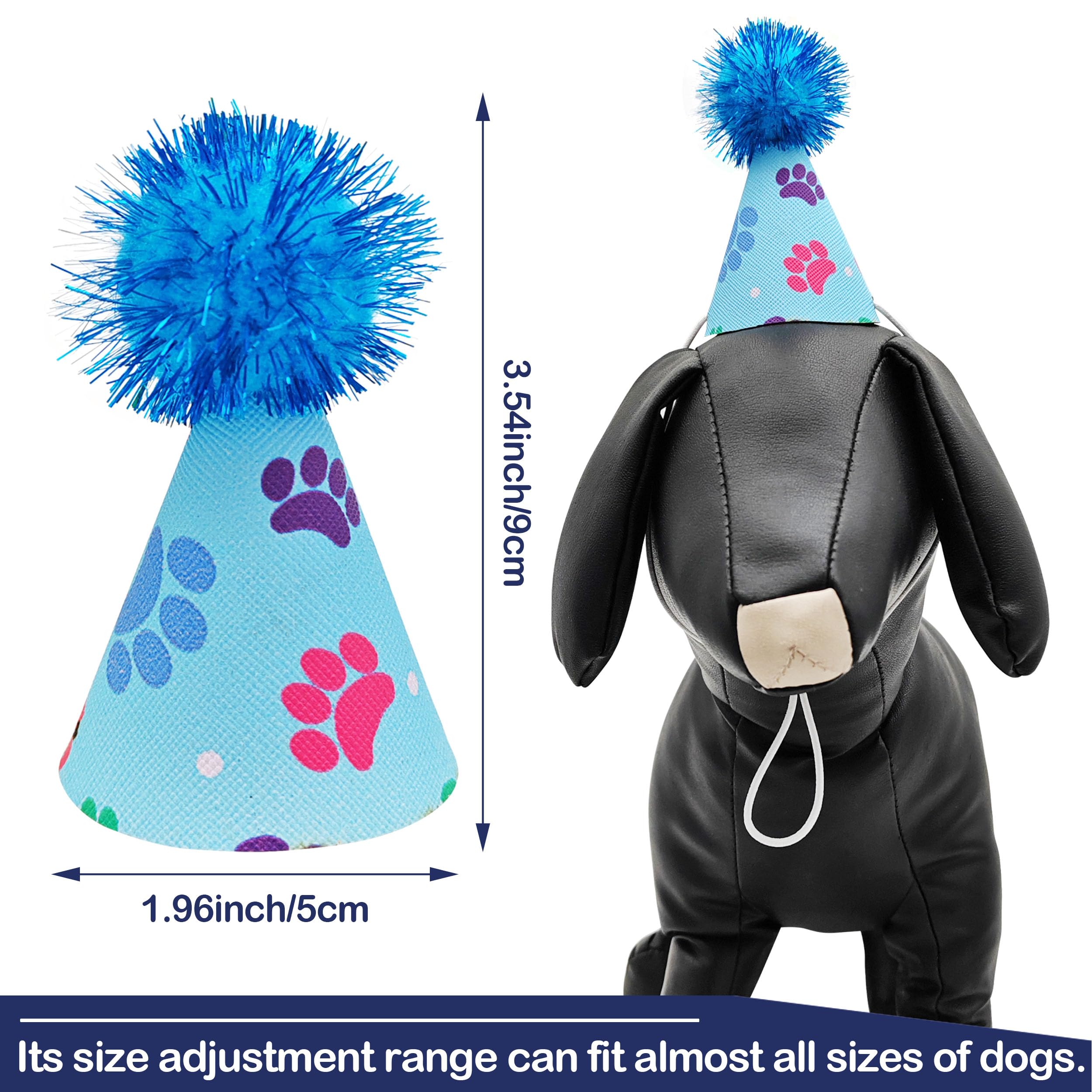 Yootiko 12 Mini Partyhüte Pastell - Geburtstagsmützen Für Haustiere & Stofftiere