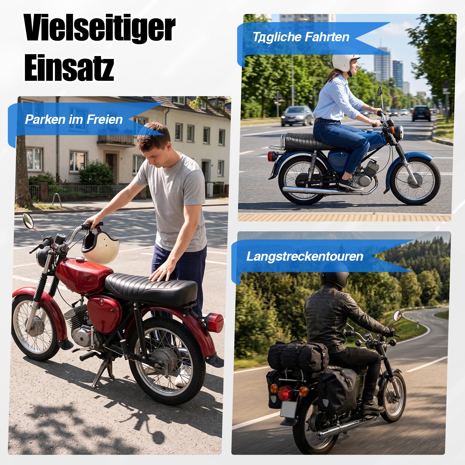 Ławka motocyklowa – ergonomiczna i amortyzująca wstrząsy ławka do siedzenia