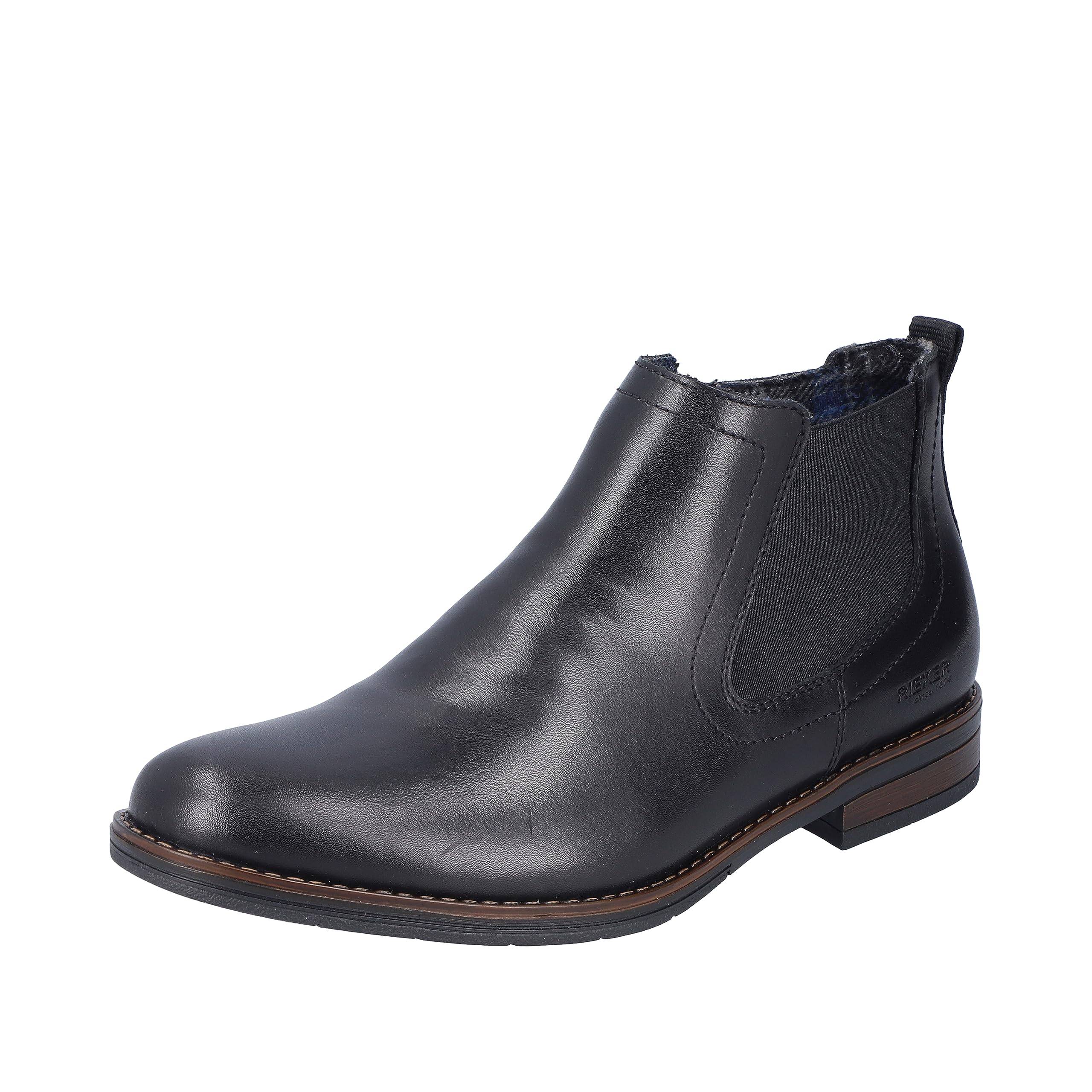 Rieker Men's 10374Chelsea Boots, black, 9.5 UK