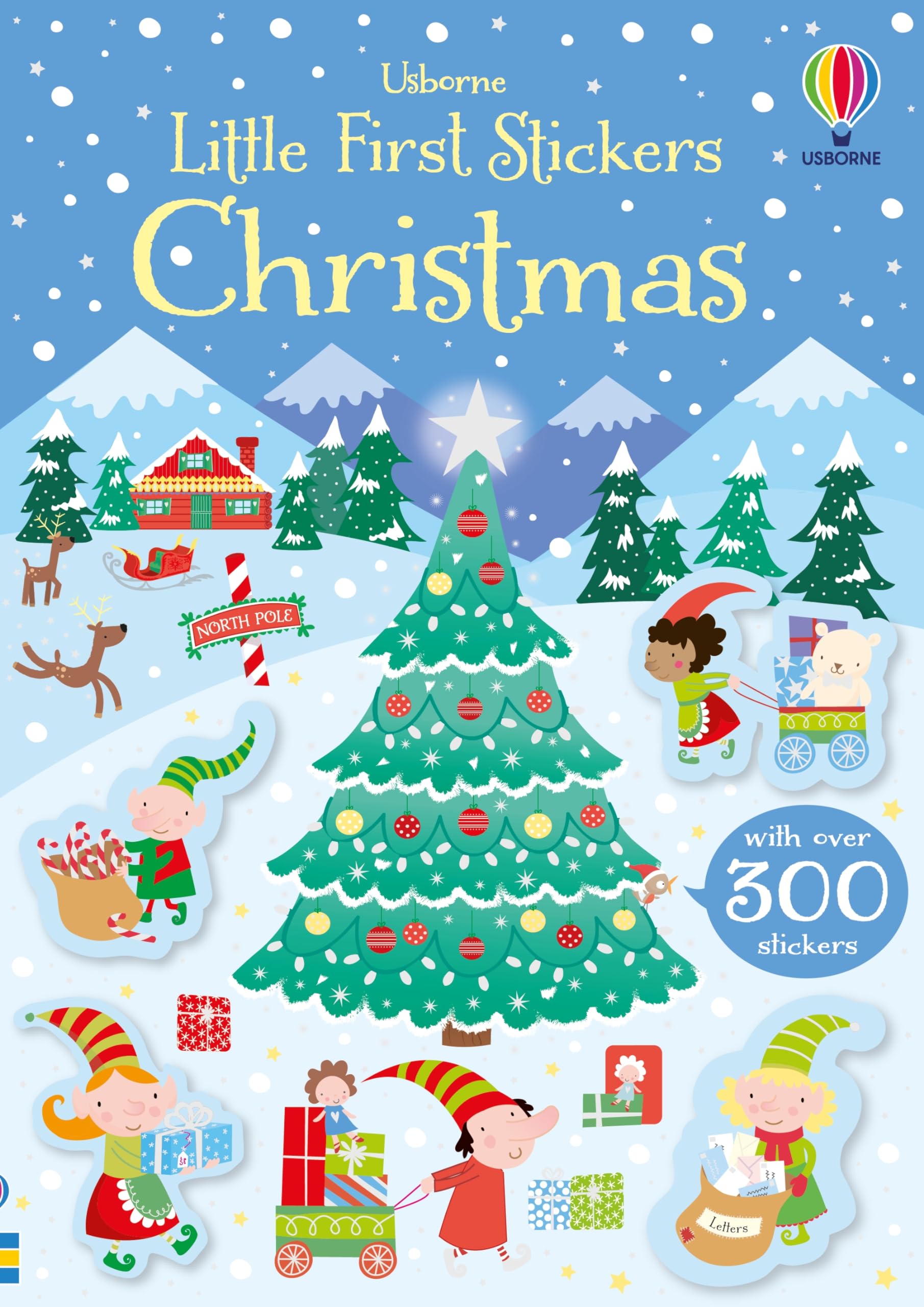 Little First Stickers Christmas by Kirsteen Robson (Paperback Book)