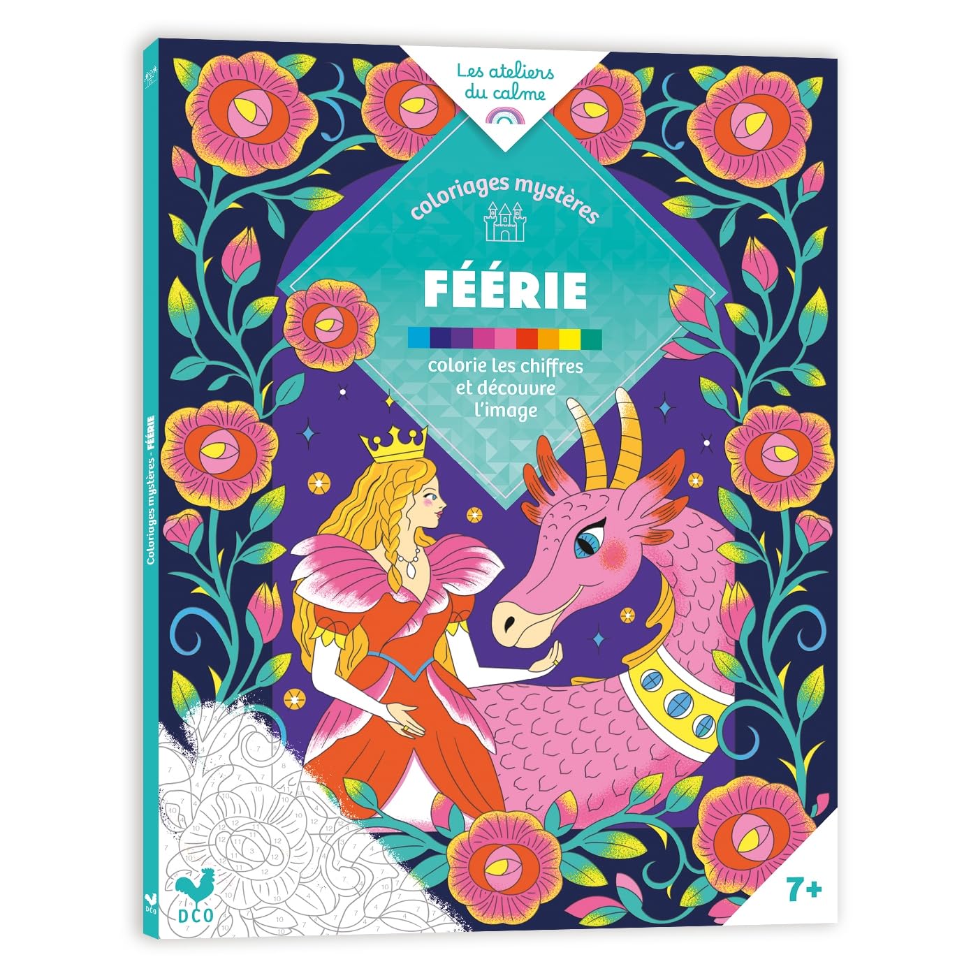 Coloriages mystères - Féérie: Colorie les chiffres et découvre l'image