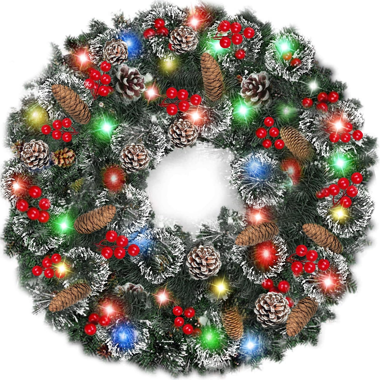 Amazon.com: 30 Inch Super Large Thick Christmas Wreath for Front