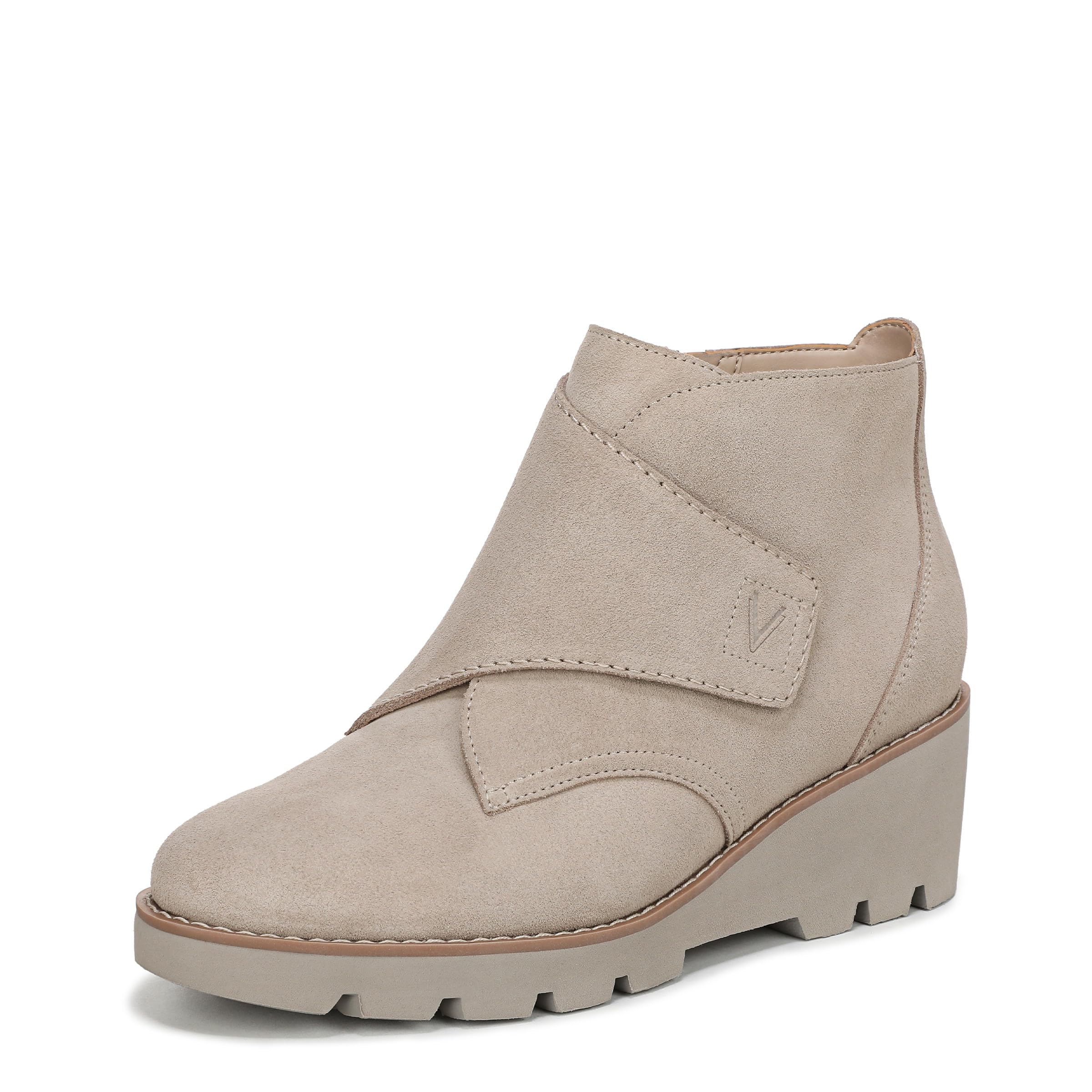 Vionic Women's Cobblestone Abby Wedge Ankle Boot With Arch Support In