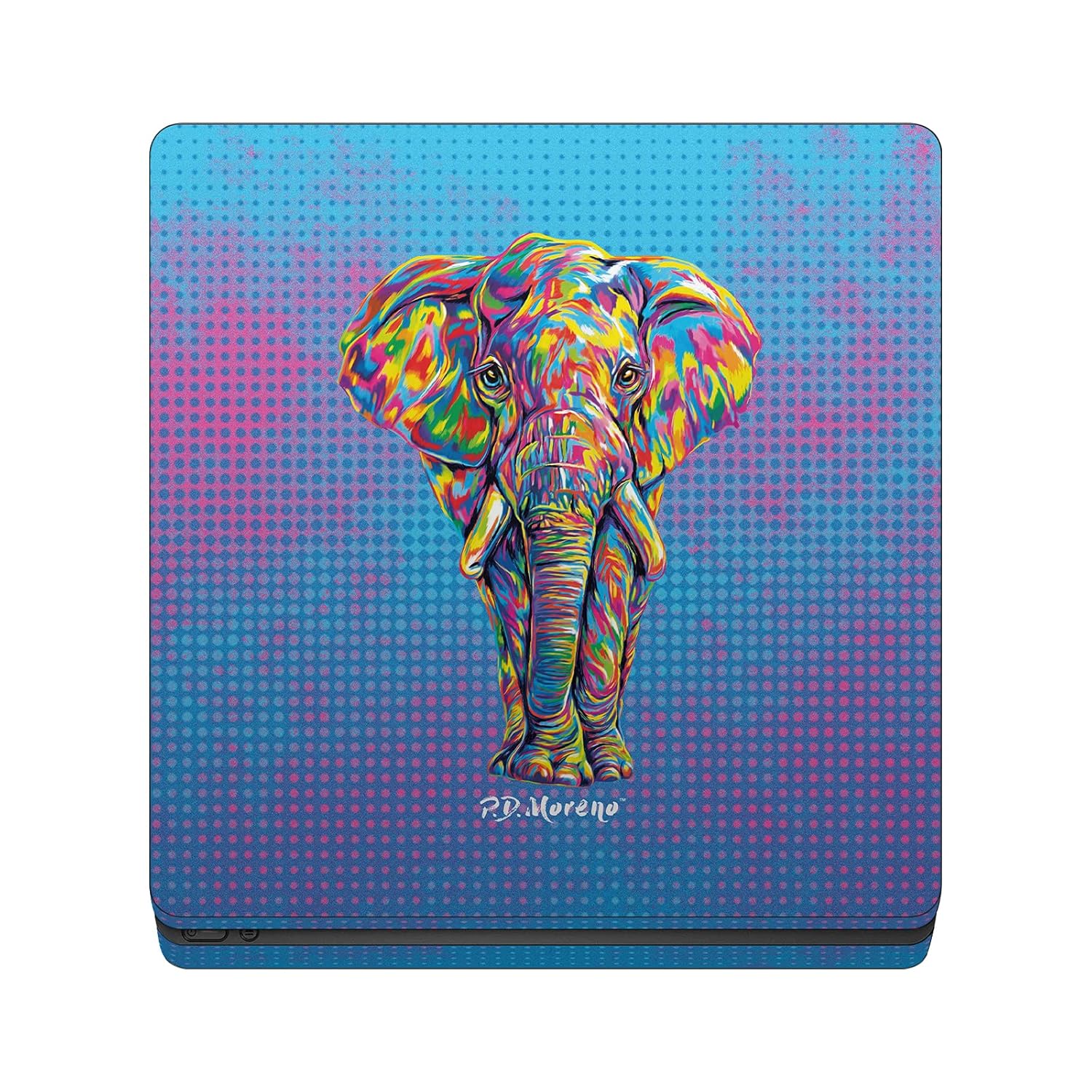 Head Case Designs Officially Licensed P.D. Moreno Elephant Animals II Vinyl Sticker Gaming Skin Decal Cover Compatible With Sony PlayStation 4 PS4 Slim Console and DualShock 4 Controller