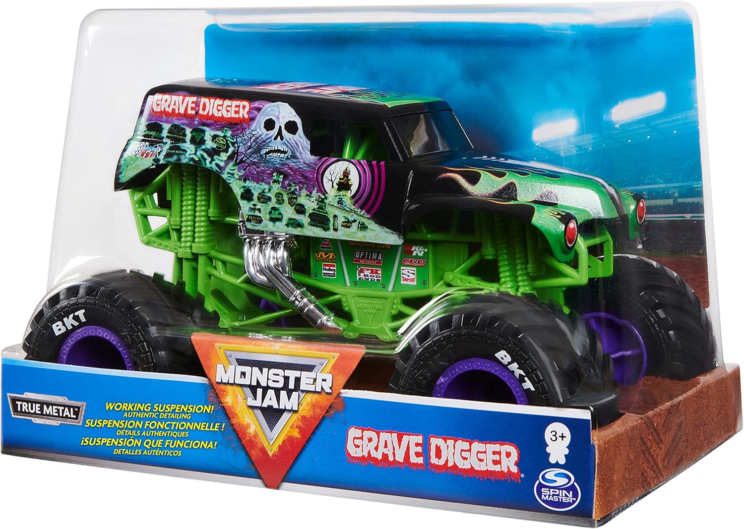 Monster Jam, Official Higher Education Monster Truck, Die-Cast Vehicle, 1:24 Scale
