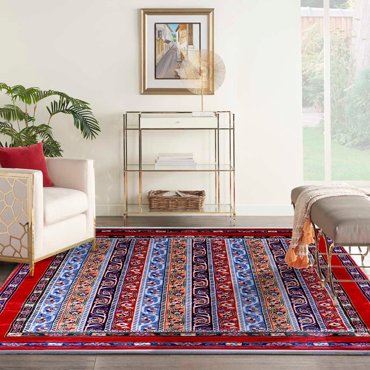 Sondos Collection Carpet Contemporary Tradition Area Rug 160 Cm X 230 Cm
