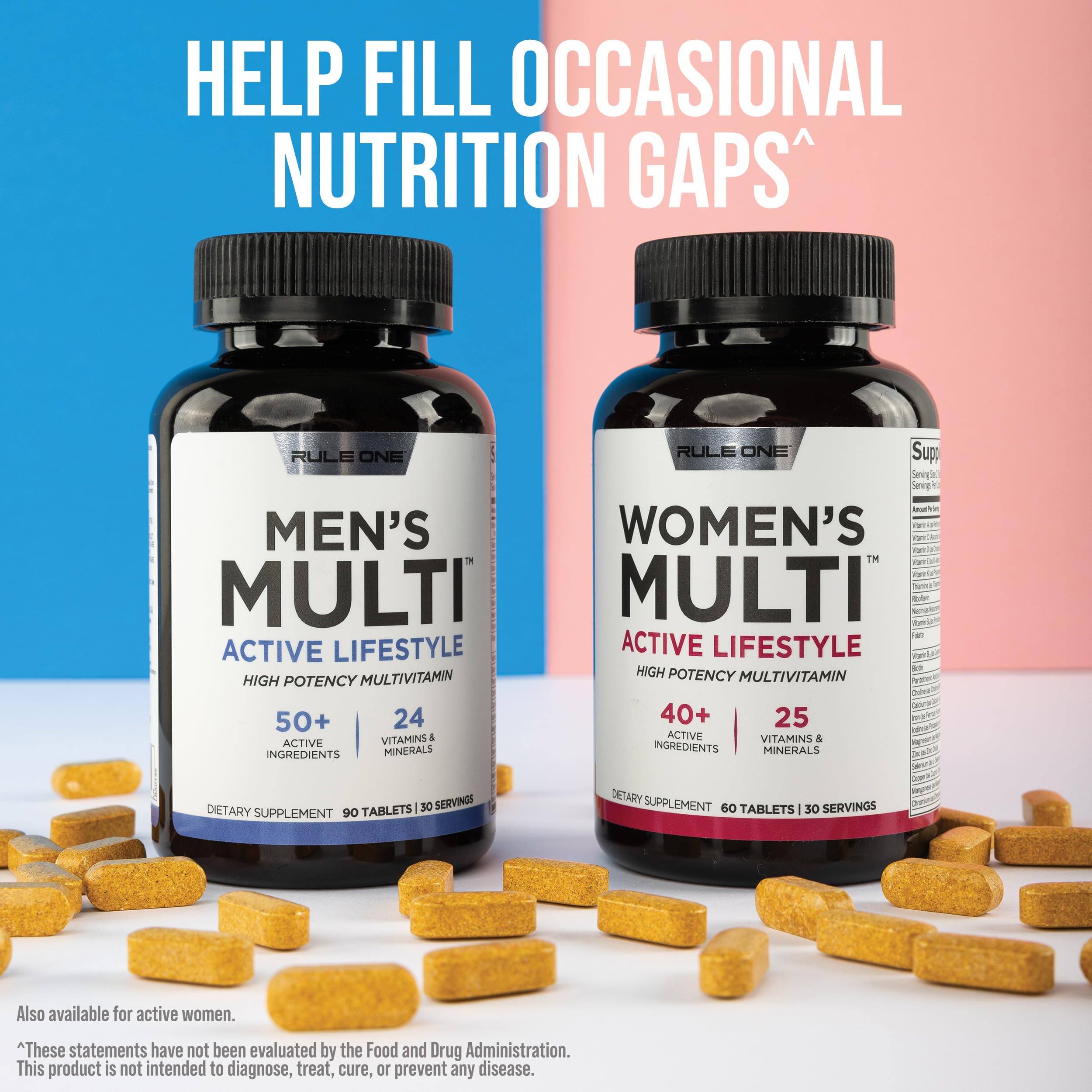 Rule 1 Proteins Men's Daily Multi,180 Tablets, 60 Day Supply — Amazon image 9