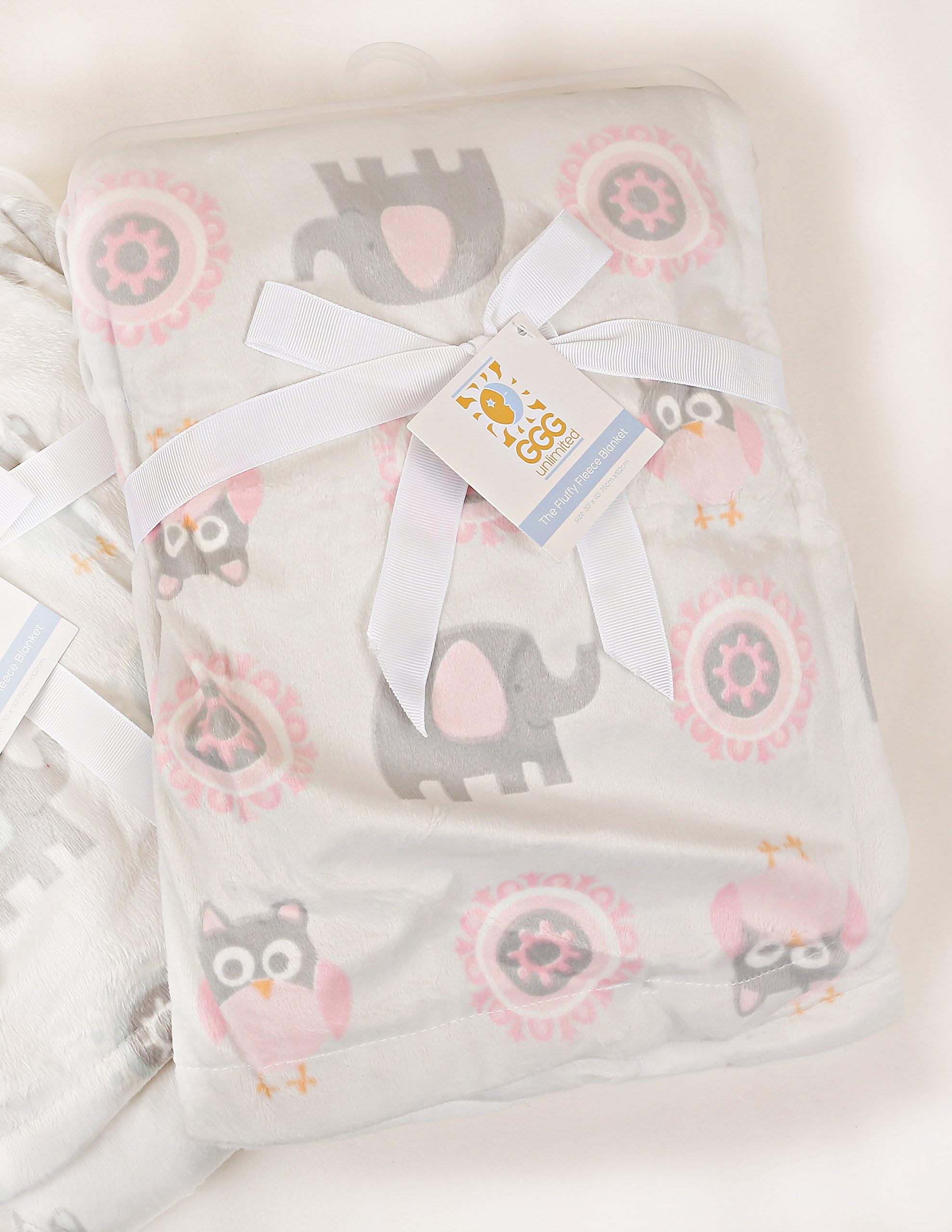 Fluffy Fleece Blanket (Pink)