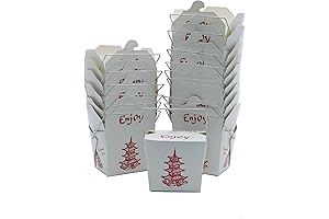 50 Pack Disposable Chinese Noodle Take Out Food Containers