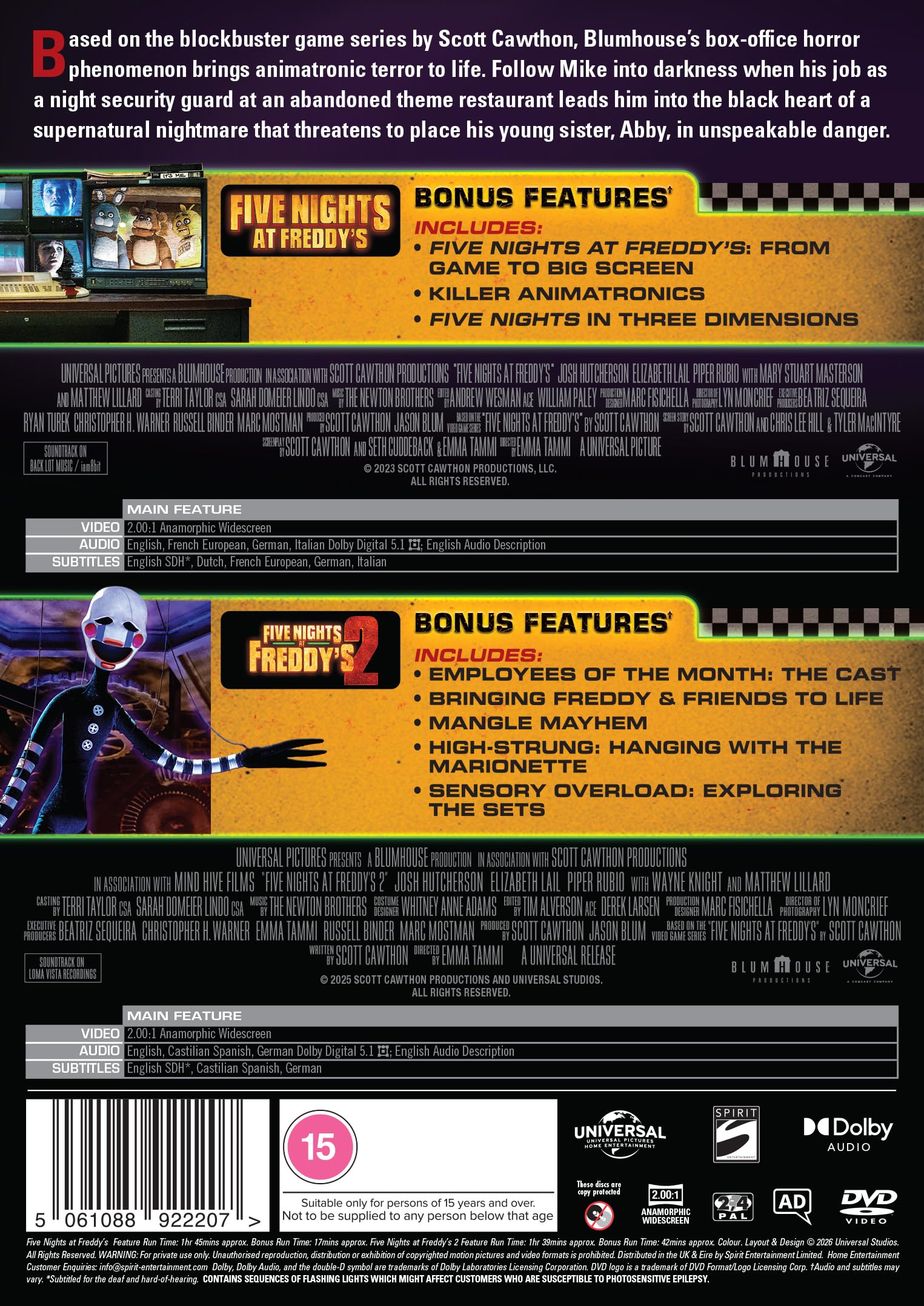 Five Nights at Freddy's 1&2