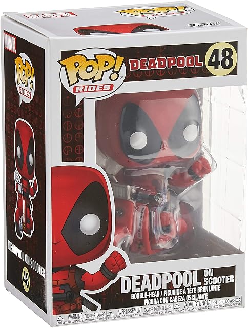 Funko POP! Rides: Marvel: Deadpool & Scooter Marvel Daredevil Merch Collectables For Adults & Children Figure - Funko POP! 30969