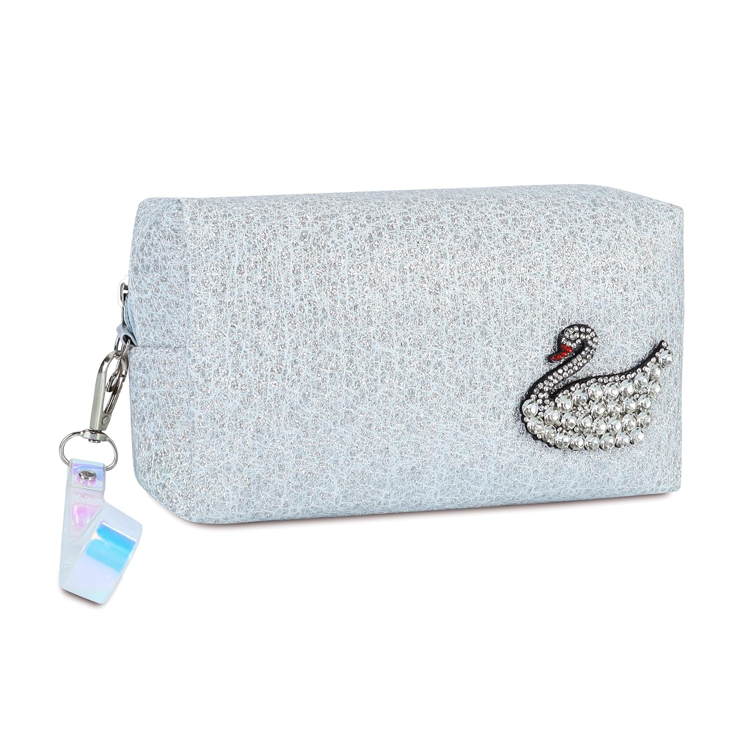 NFI essentials Makeup Pouch Cosmetic Pouch Vanity Case Jewellery Pouch Stationery Pencil Case Travel Organiser Travel Pouch Bag with Detachable Handle NFI essentials Makeup Pouch Cosmetic Pouch Vanity Case Jewellery Pouch Stationery Pencil Case Travel Organiser Travel Pouch Bag with Detachable Handle