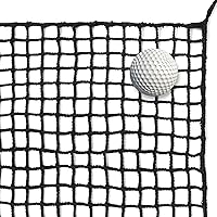Vista 1 de Red de valla de práctica de golf de poliéster negro, red de barrera de pelota de golf resistente, red de sena de golf portátil para interiores