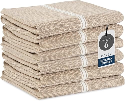 Miniatura 41 de LANE LINEN Juego de 24 toallas de cocina 100% algodón natural absorbentes para cocina, paños de lavado reutilizables, lavables a máquina, 14 x 25
