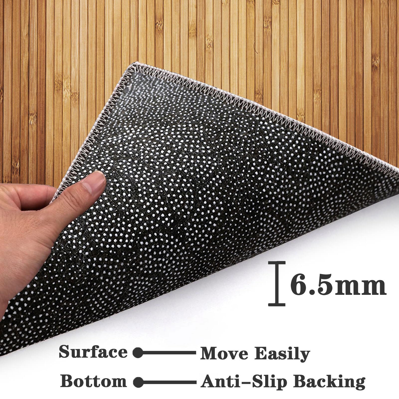 Heavy Du – Tapis de chaise de bureau pour moquette et planchers en bois dur, 160 x 200 cm, protection de sol de bureau, tapis de chaise de jeu, tapis de chaise roulante pour la maison et le bureau