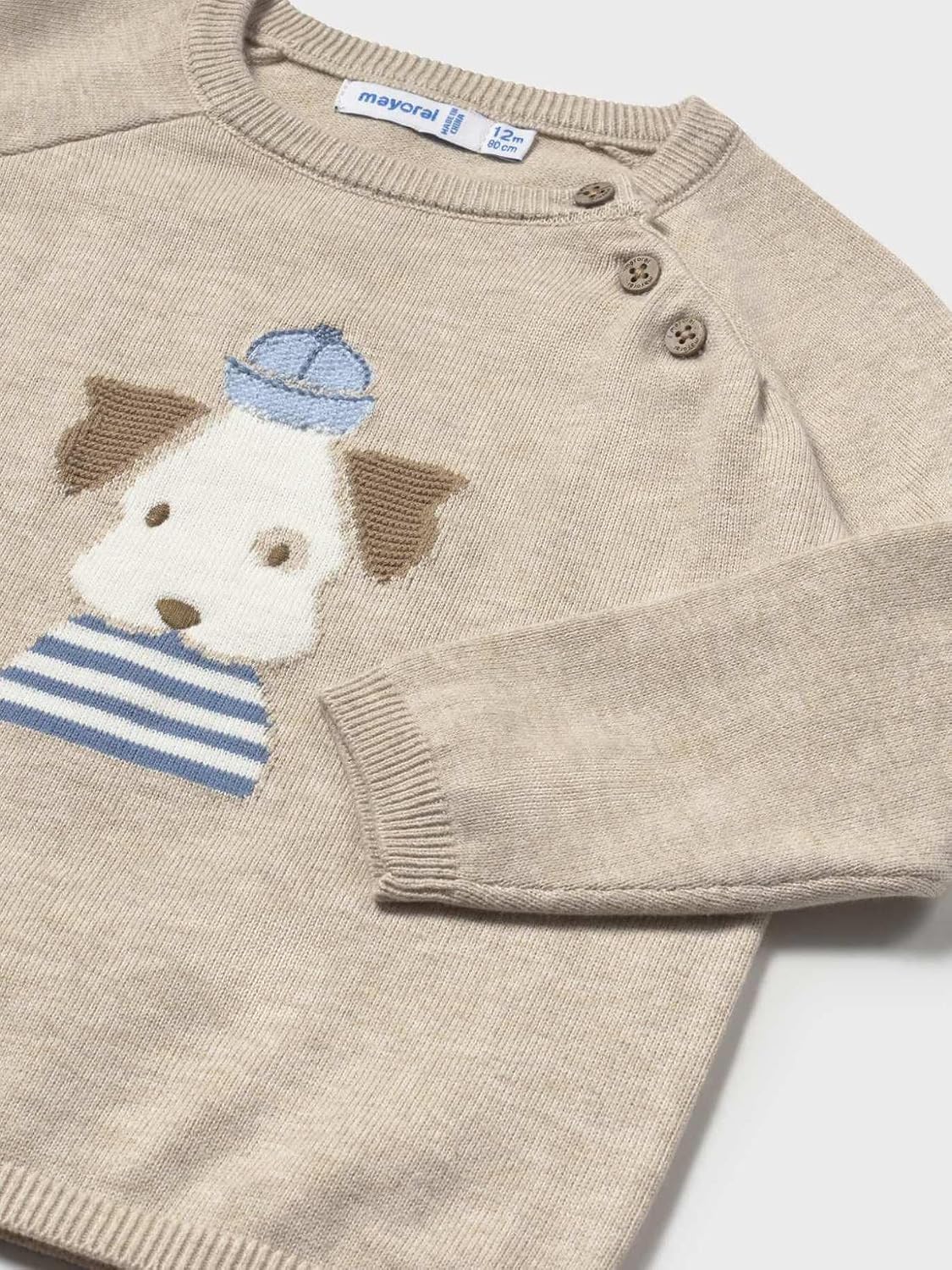 Mayoral Jumper for Baby-Boys H. Cream