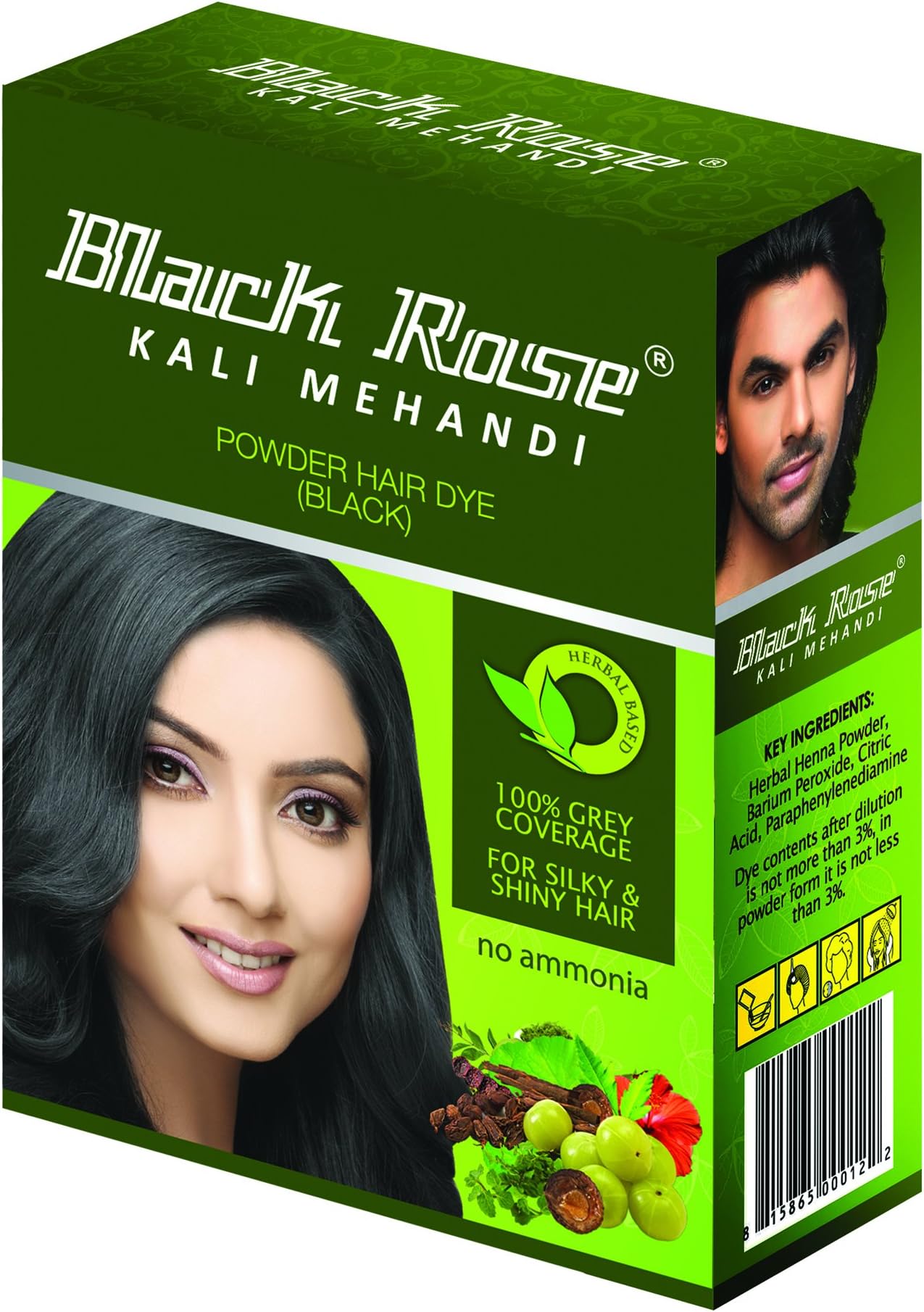 Black Rose Kali Mehandi (Pack of 5)