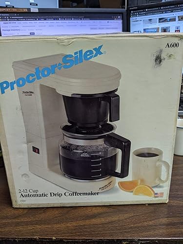 Proctor-Silex Cafetera automática de goteo 2-12 tazas modelo A600