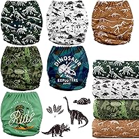 Vista 2 de Mama Koala 3.0 Pañales de tela para bebé con 6 inserciones, con 6 inserciones de algodón de cáñamo Bboo de 6 capas