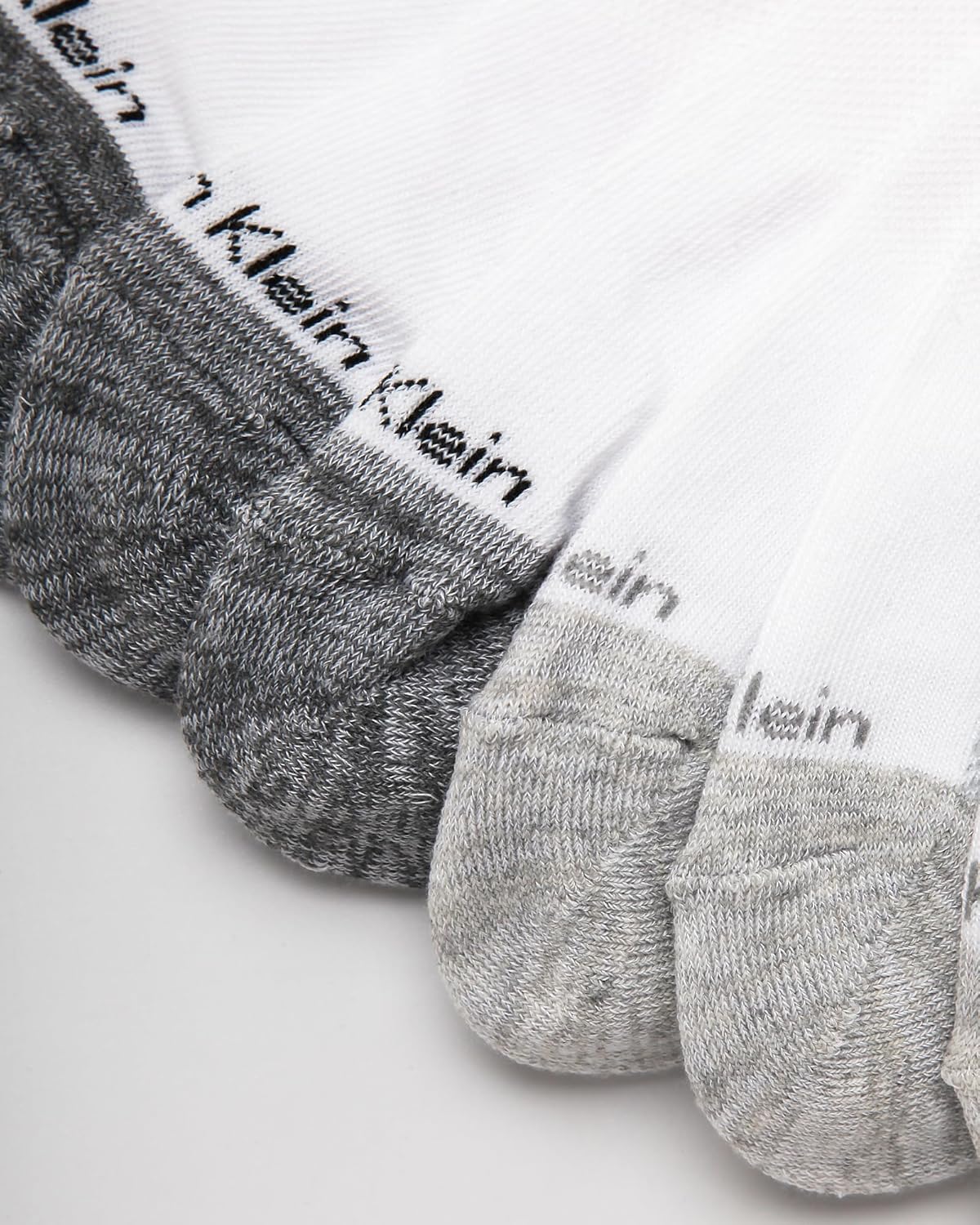 Calvin Klein Mens Quarter Socks - 6 Pack Performance Cushioned High Quarter Cut Athletic Socks for Men With Arch Support - Image 5