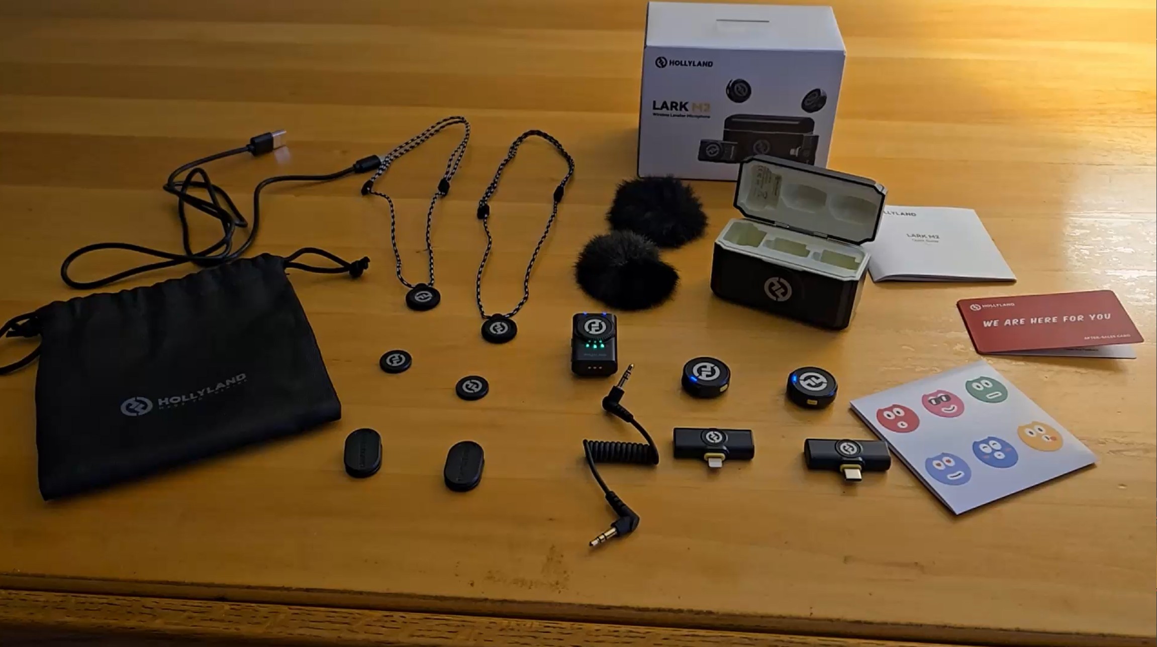 Watch Hollyland Lark M2 Wireless Mic Set-Lightning/USB-C/Plug BEST