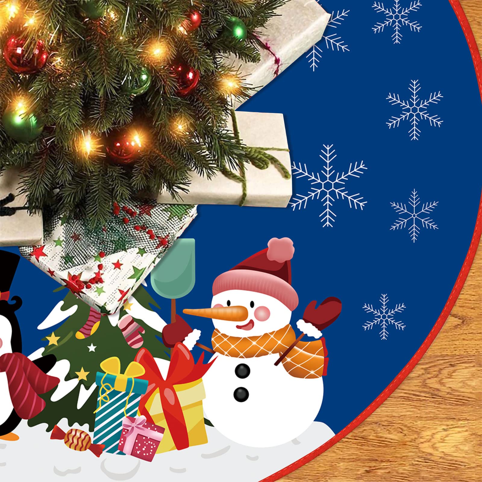 Mateju Kerstboomrok Rood 61/91/122 Cm