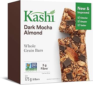 Chewy Granola, Dark Mocha Almond Snack Bars, 175g/6.17oz., 5ct, {Imported from Canada}