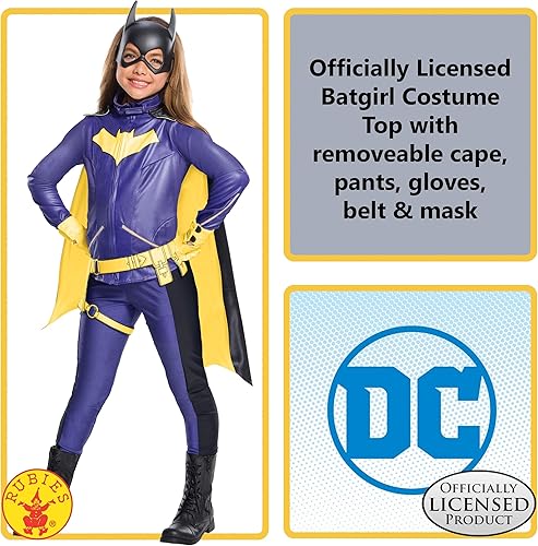 Miniatura 2 de Rubies Disfraz de Batman DC Comics Premium para niñas talla M multicolor 640005