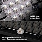 ASUS Rog Strix Scope II Wireless Gaming Mechanical Keyboard 96 – 96% Full Size, Tri-Mode Connection, Bluetooth Compatible, Rog NX Snow Linear Switches Pre-Lubricated Warm Replaceable, PBT Keycaps, RGB, PC