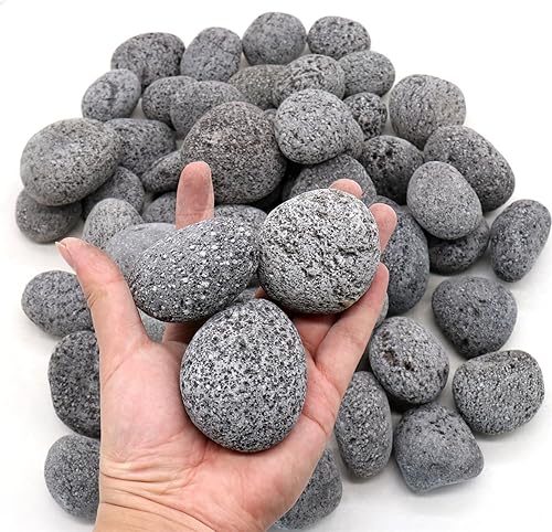 Miniatura 5 de Roca de lava. Piedras de lava natural de 2 a 3 pulgadas - 20 libras. Para hogueras de gas al aire libre y para aplicaciones decorativas de paisajismo