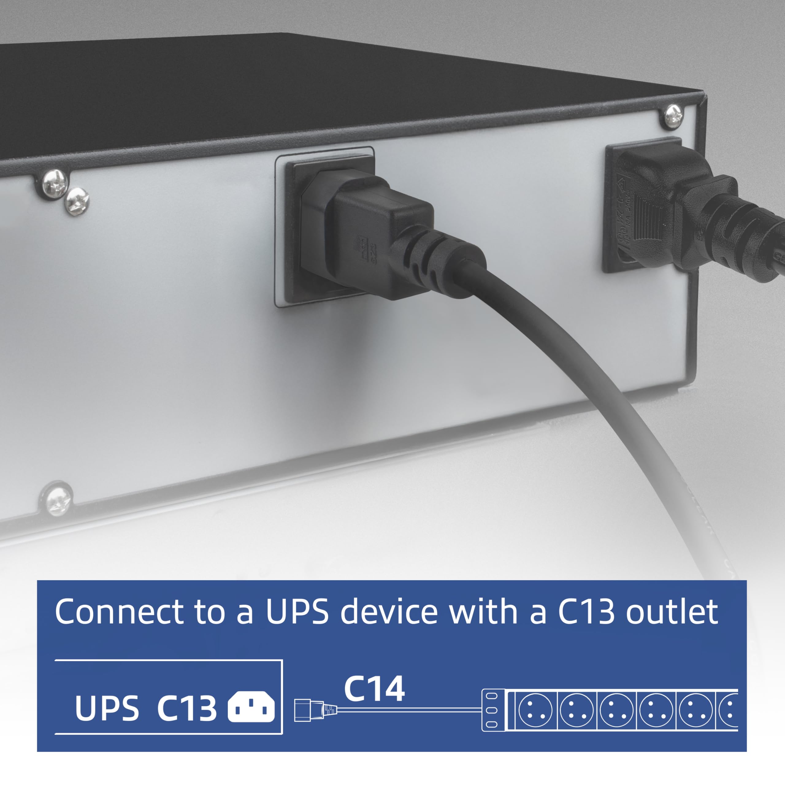 ACT PDU Steckdosenleiste 19", 8X Typ E mit Erdung, 3m Kabel C14 - PD3155