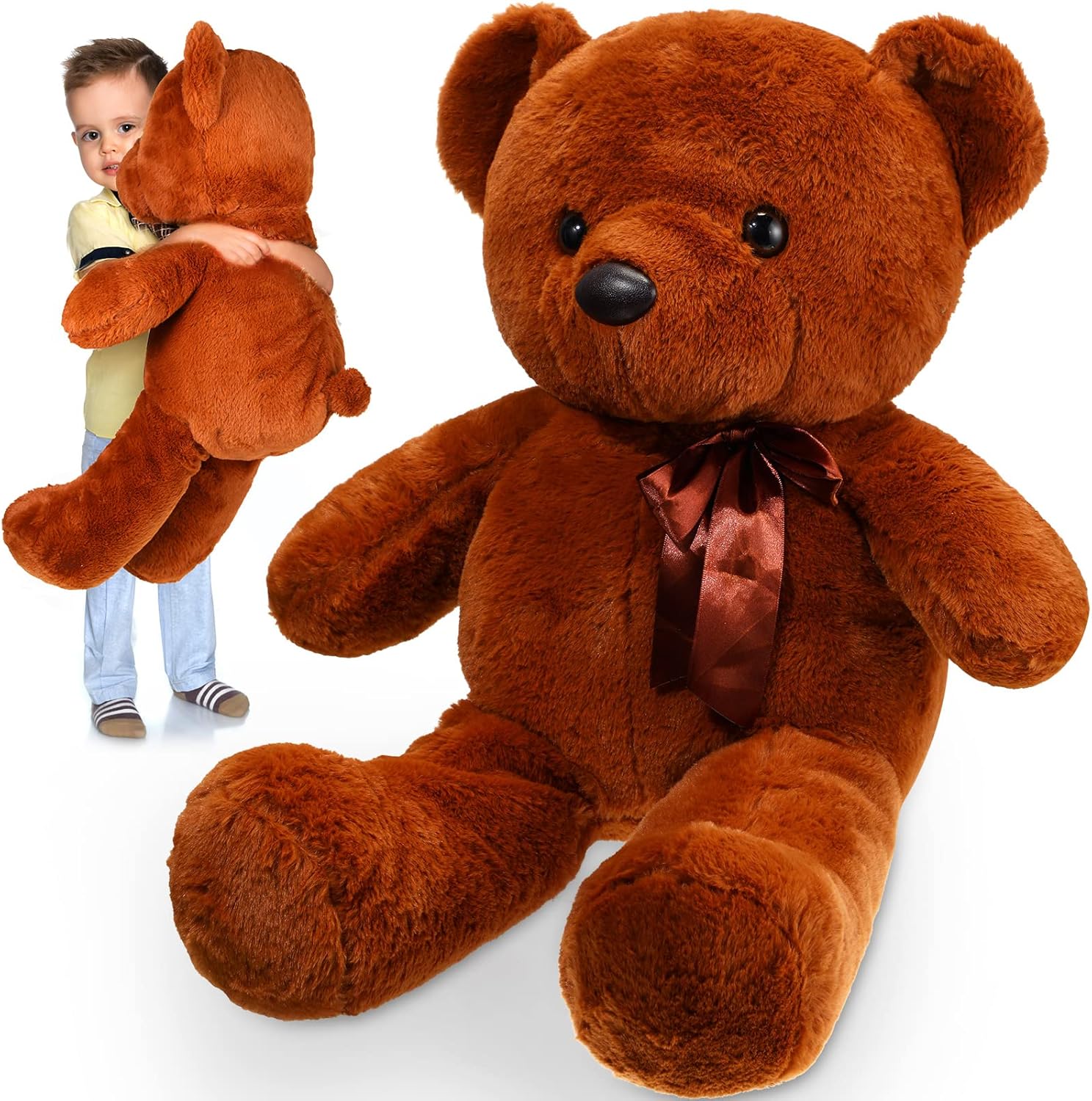 HyDren 26 Inch Large Bear Stuffed Animals Giant Brown Bear
