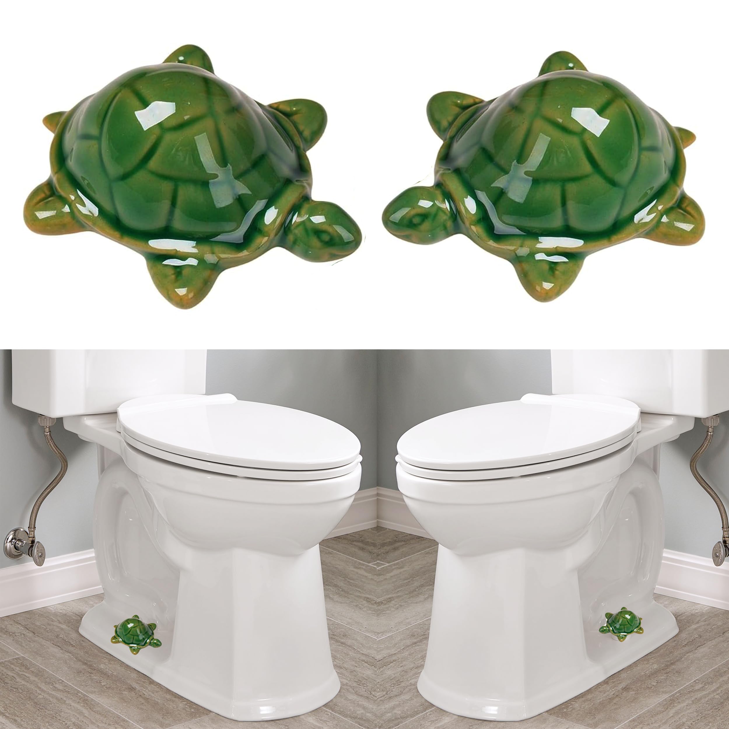ZUNON Toilet Bolt Caps, Decorative Ceramic Toilet Bolt Covers