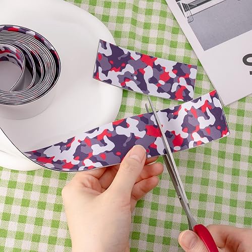 Miniatura 4 de FOSHIO Fieltro de micro fibra para envolver bordes de escobilla de goma de 6.6 ft de longitud, fieltro de camuflaje para cubrir los bordes de las