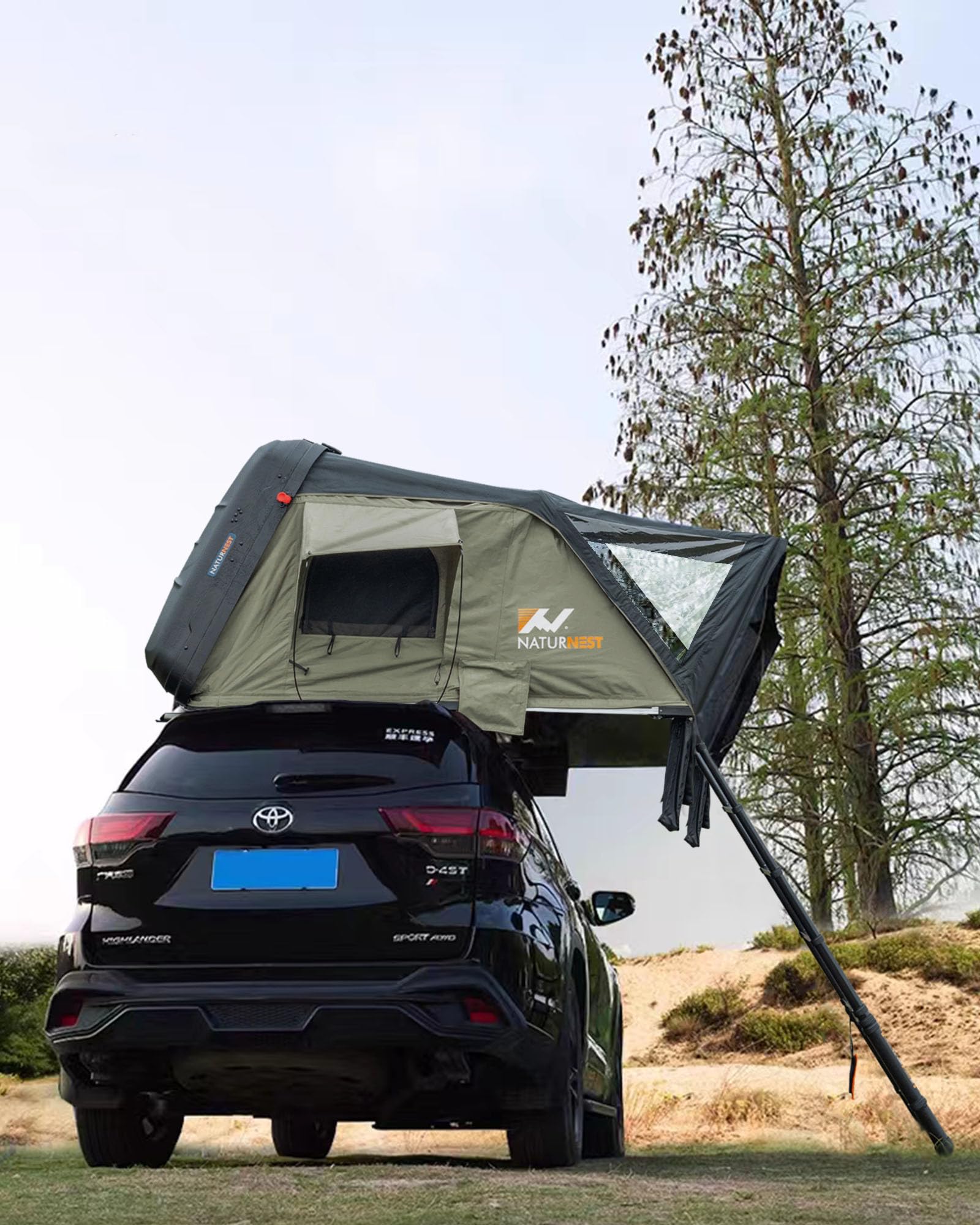 Buy Naturnest Rooftop Tent Hard Shell for Camping, Overland Tent