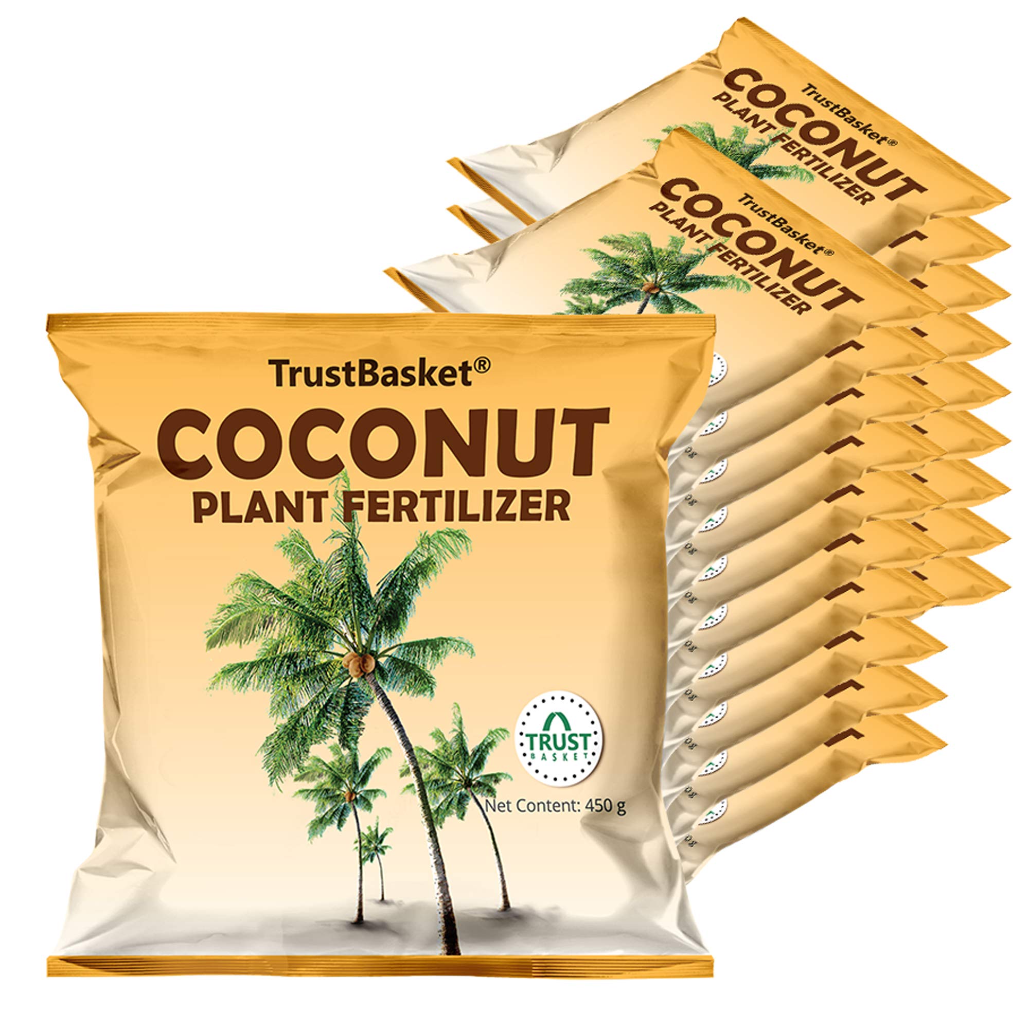TrustBasket Coconut Plant Fertilizer(450 gm) - Set of 20 | Essential Organic Fertilizer for The Overall Growth of Coconut Trees | Combination of Macro & Micronutrients (B07XTB9XMX) Amazon Price History, Amazon Price Tracker