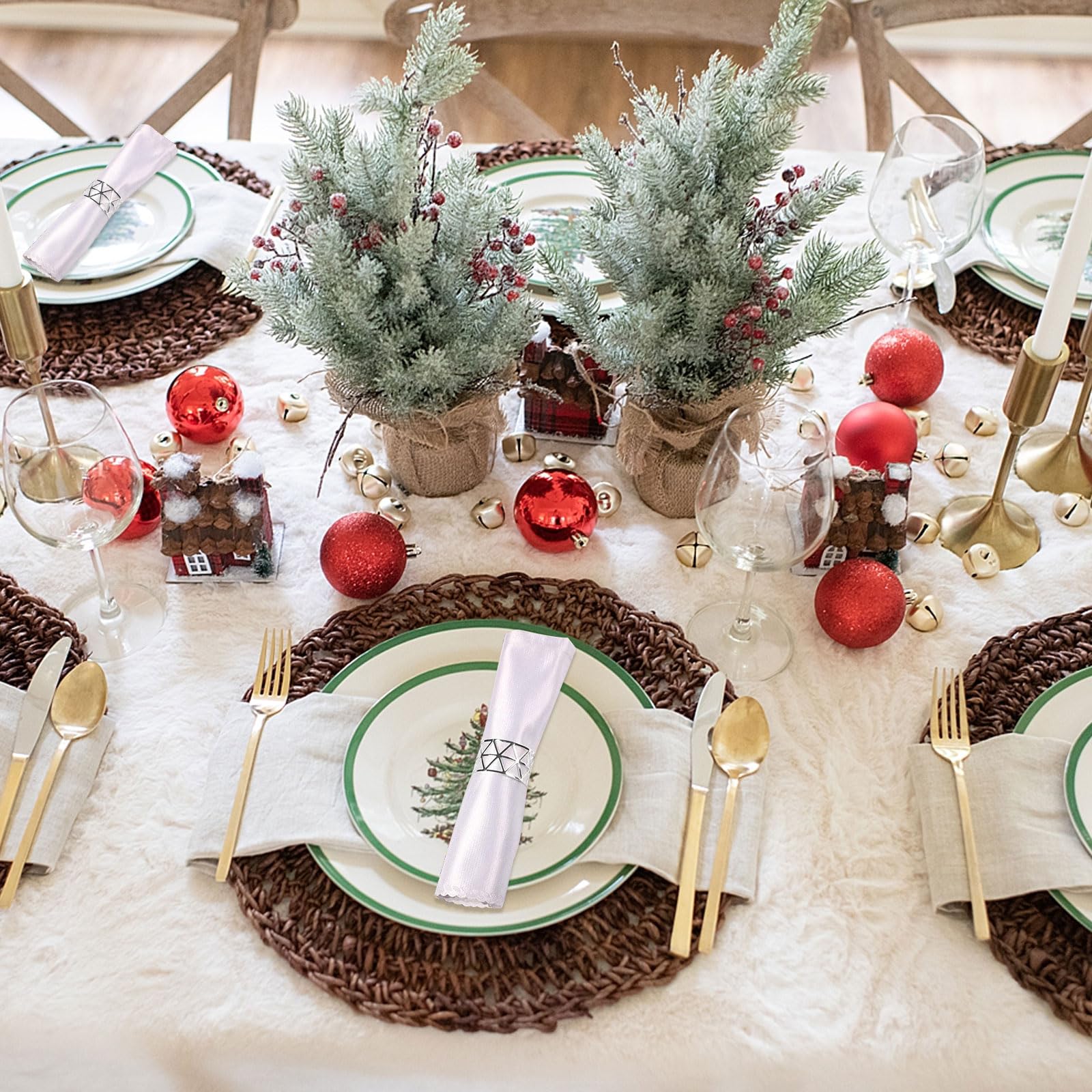 10 Ronds De Serviette Disque 33 Tours Note De Musique 16 X 5 Cm