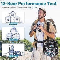 Vista 5 de Tactical Lunch Bag for Men and Women – Large Insulated, Leakproof, Waterproof Cooler with Dual Compartments and Unique Mushroom Design