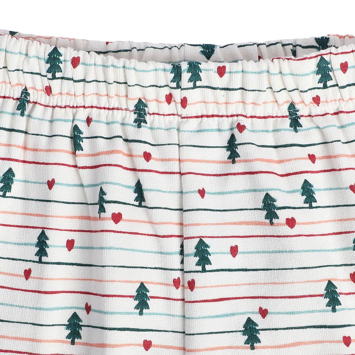 Mini Klub Baby Full Length Knit Cotton White/Red/Yellow Printed Bottom (Pack Of 3, New Born) - Image 8 thumbnail