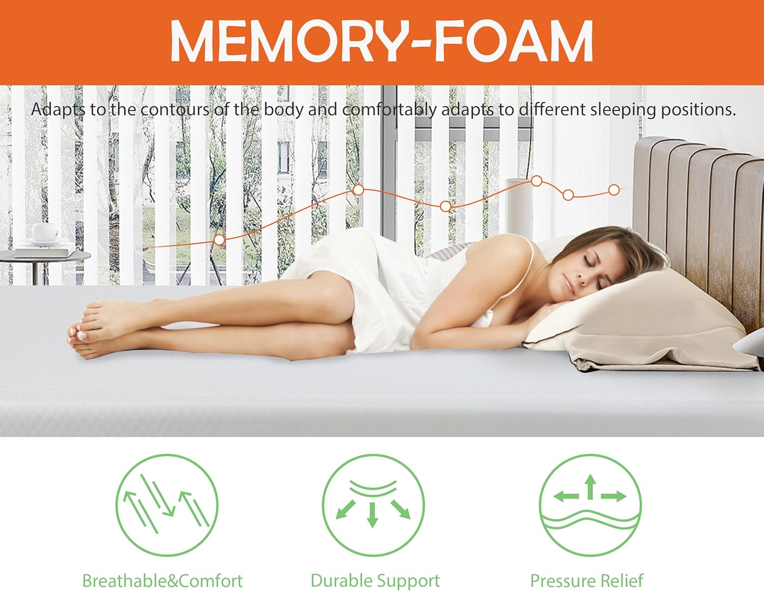 5 inch California King Size Mattress with Cover, Cooling Gel Memory Foam King Mattress for a Cool Sleep & Pressure Relief, Medium Firm Mattress Pad Mattresses, Bed in a Box, CertiPUR-US Certified
