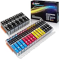 Vista 1 de Arthur Imaging Compatible Ink Cartridge Replacement for Canon Pgi-250Xl CLI-251XL for Use with Pixma MX922 MG5520