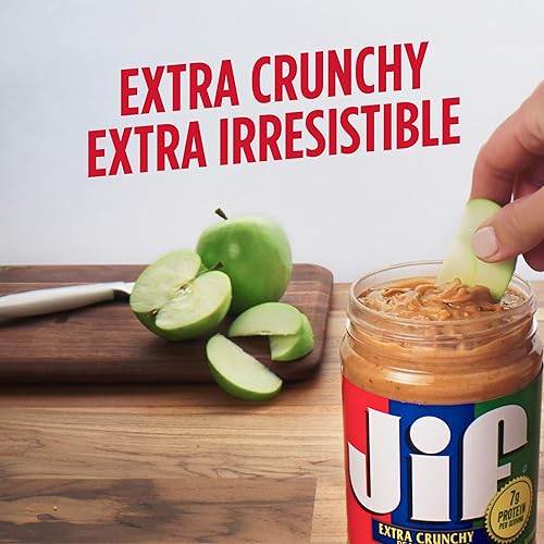 Miniatura 5 de Jif Extra Crunchy Peanut Butter, 16 Ounces (Pack of 12)