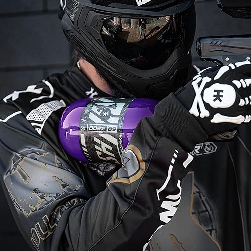 Miniatura 9 de HK Army HSTL 68/4500 Sistema de tanque de paintball de aire comprimido HPA de fibra de carbono - Regular estándar Negro