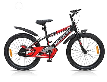 HI-FAST Smash 20T Cycle For Boys & Girls 7 To 10 Years With Tyre-Tube & Side Stand (Semi-Assembled), Rigid, Road Bike