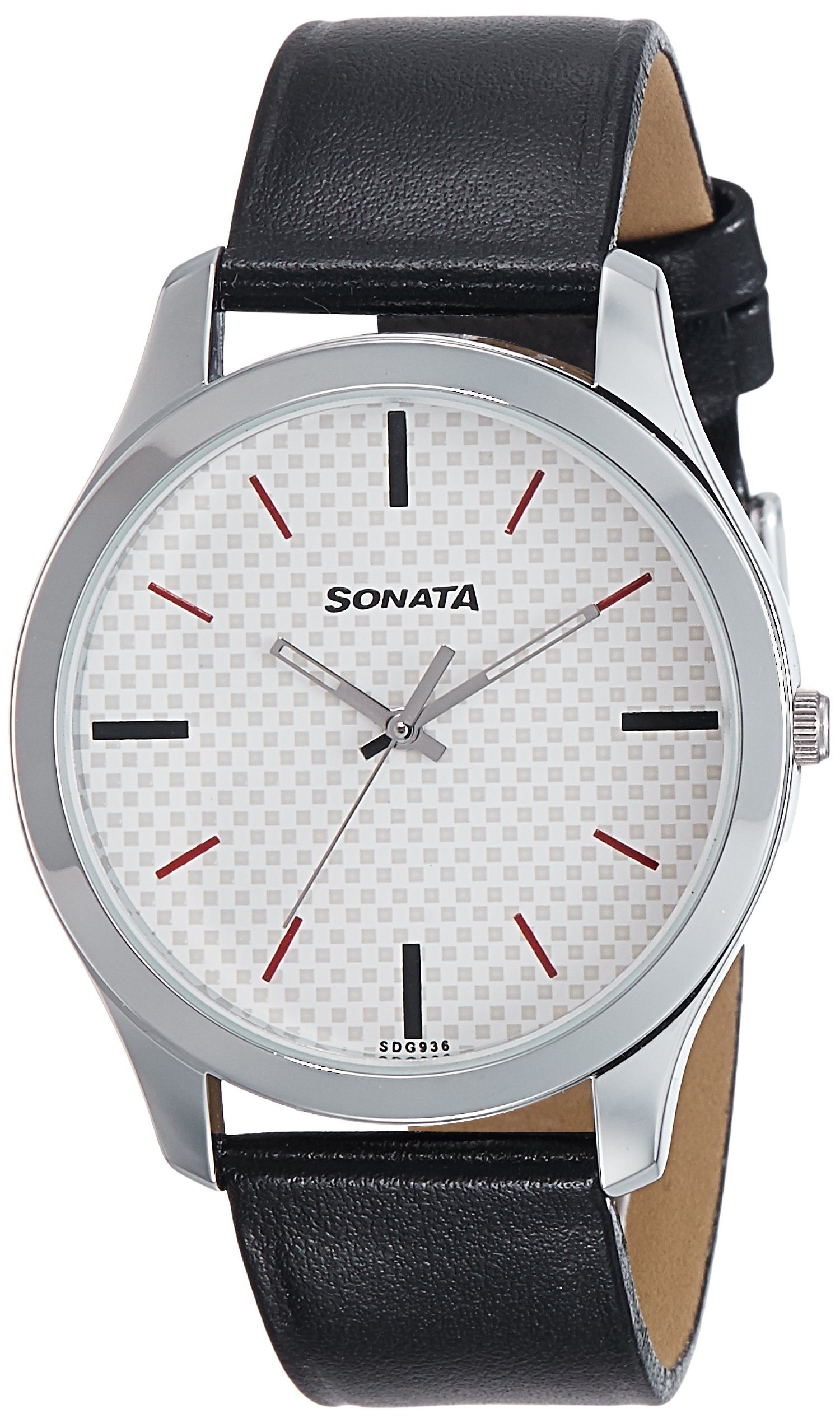 Sonata Analog Black Dial Mens Watch-77063SL04