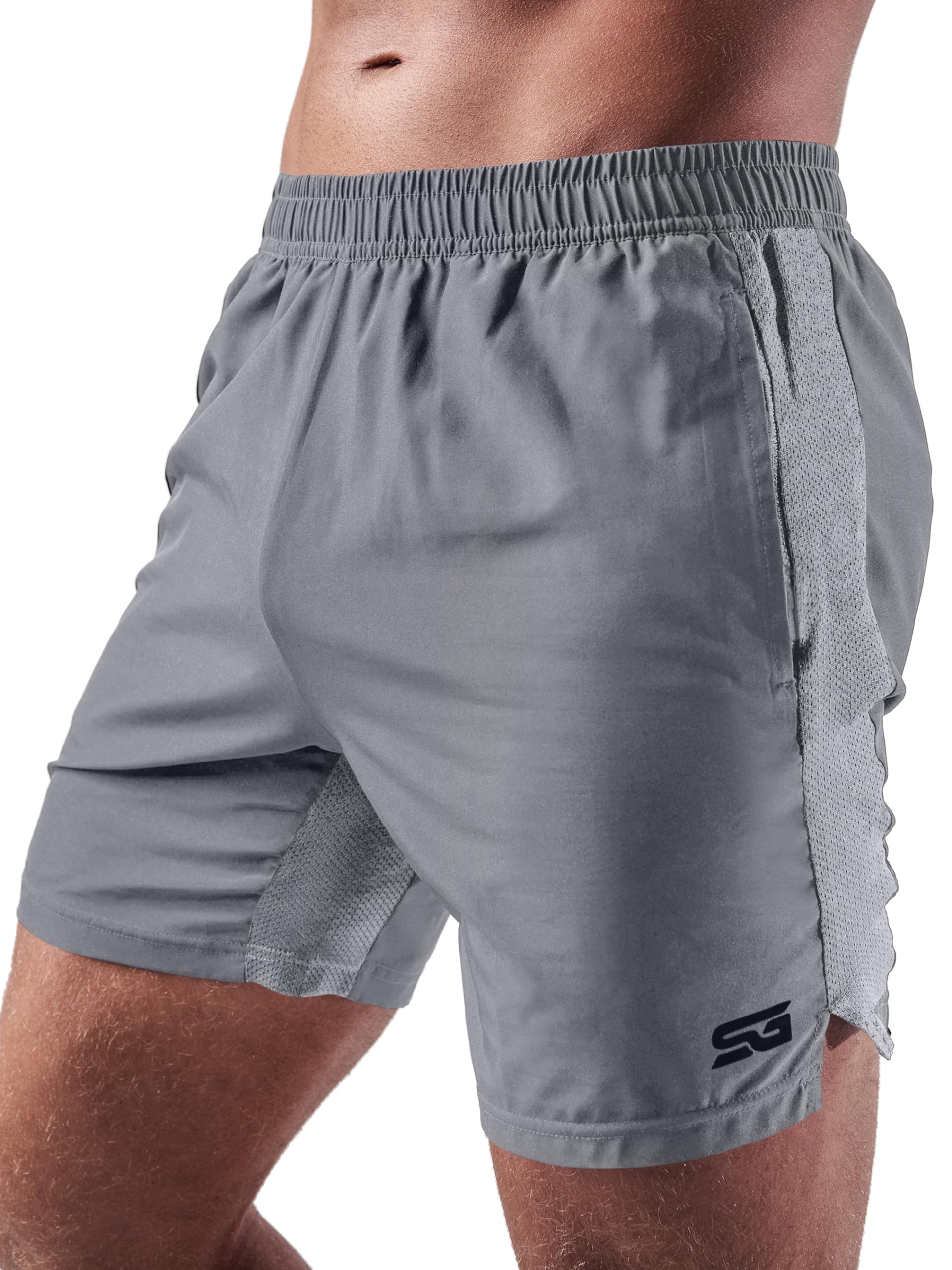 Satire Gym - Sporthose Herren kurz mit Taschen - Sport Shorts Männer als Laufhose Gymshorts (Running, Bodybuilding, Fitness)