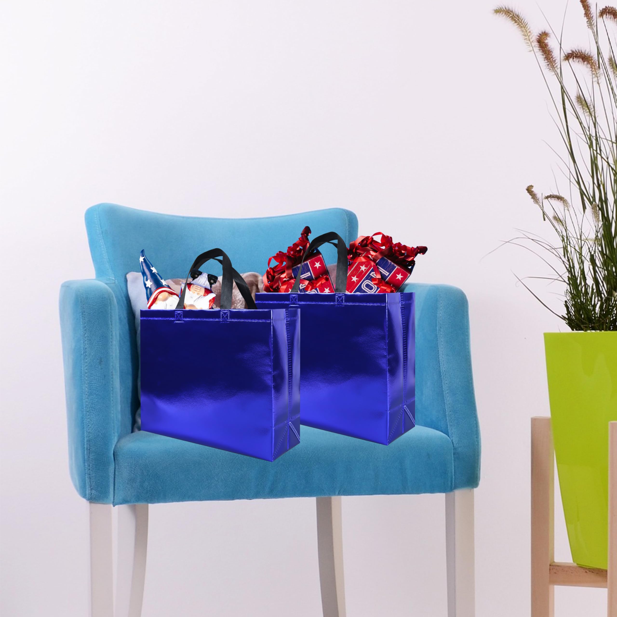 Aazon.co: Haokuaile Glossy Big Gold Gift Bags With Handle And Sturdy - View #4