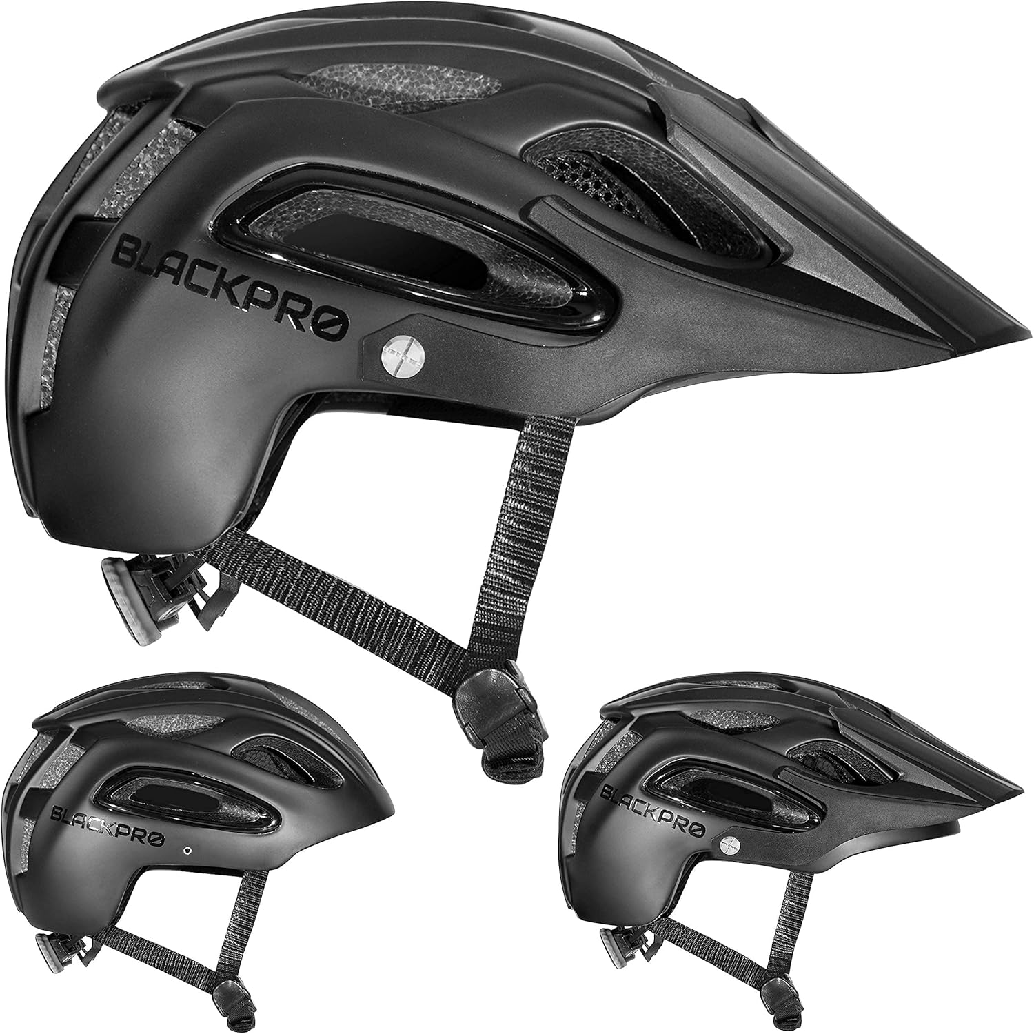Cycle Helmet with Detachable Visor, Padded Adjustable strap Fits