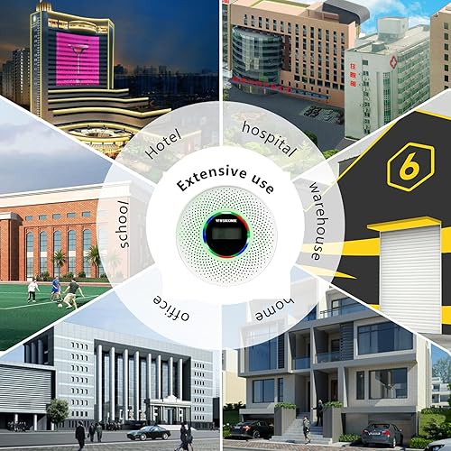 Miniatura 5 de Paquete de 3 detectores de alarma de humo y monóxido de carbono mejorados, alarma de humo de doble sensor y detector de monóxido de carbono (incluye