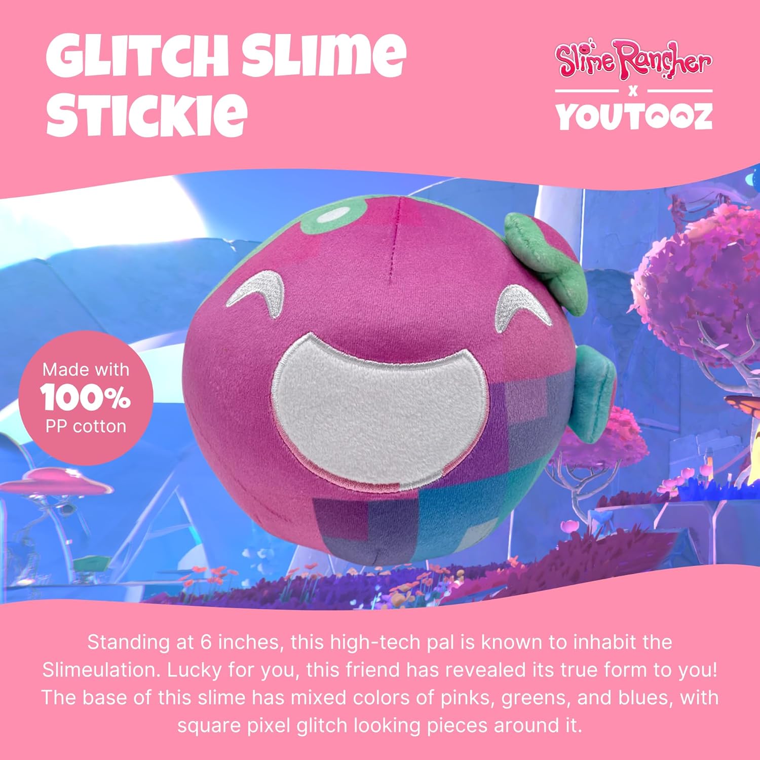 Glitch Slime Stickie (6in)